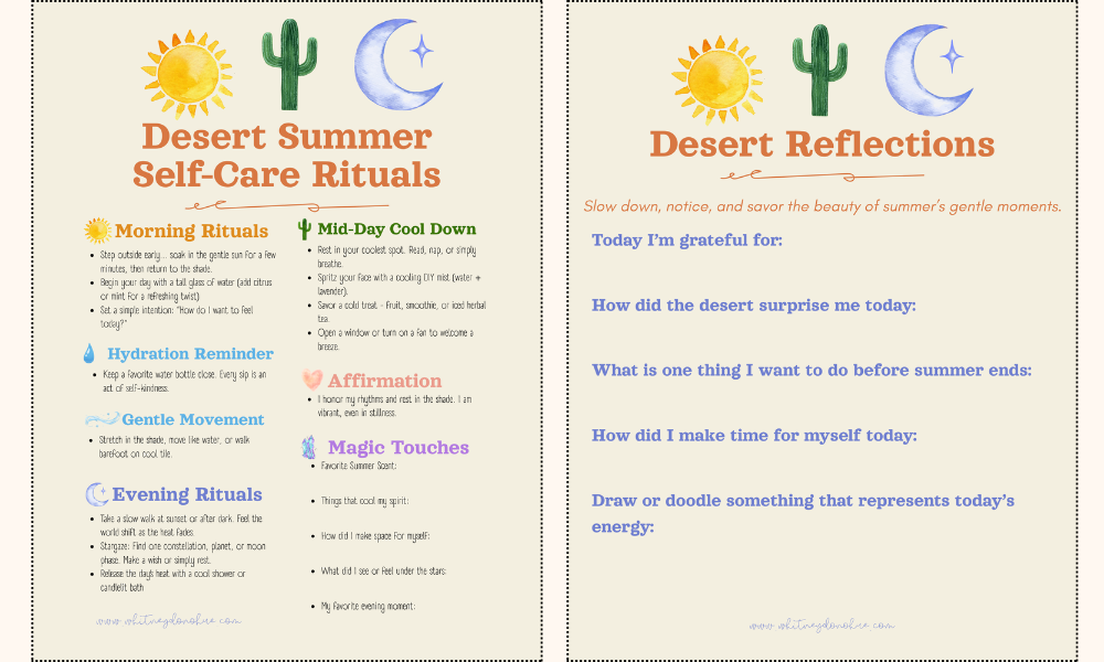Desert Self-Care Icon