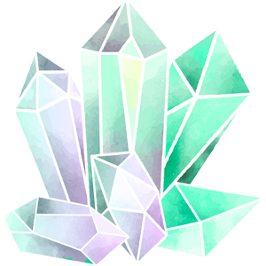 Magic crystal icon
